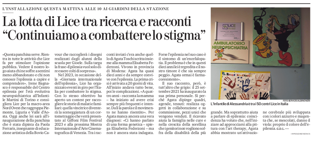 Articolo de La Stampa con Superaghi